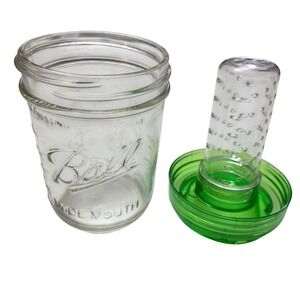 Ball Glass Wide Mouth Mason Jar Fruit Infuser Lid‎